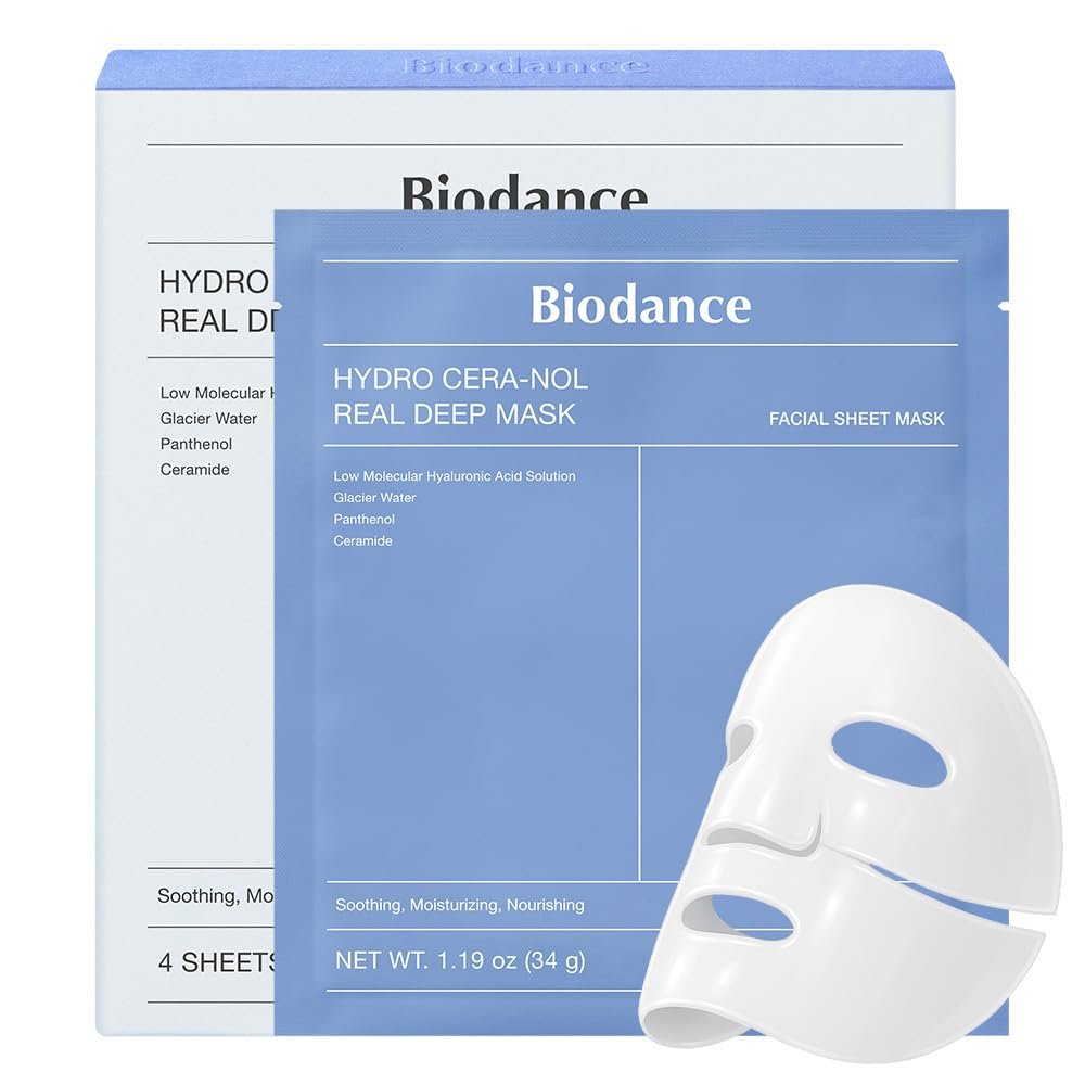 BIODANCE Hydro Cera-nol Real Deep Mask — The “I Slept 8 Hours” Glow for People Who Definitely Didn’t