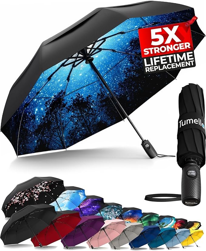 TUMELLA Strongest Windproof Travel Umbrella — The “Cute Little Umbrella” That’s Secretly a Bodyguard from Rain